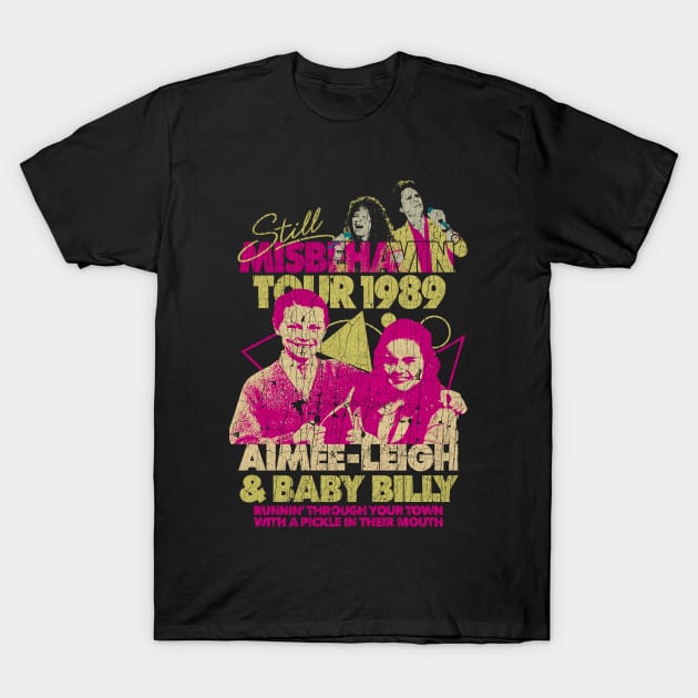 VINTAGE - Misbehavin' Tour 1989 T-Shirt by zackninja99